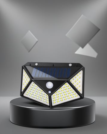 Güneş Enerjili Bahçe Lambası 100 LED Hareket Sensörlü