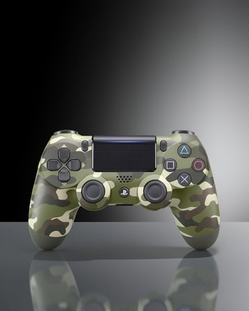 PS4 Kablosuz Oyun Kolu Kamuflaj Desenli
