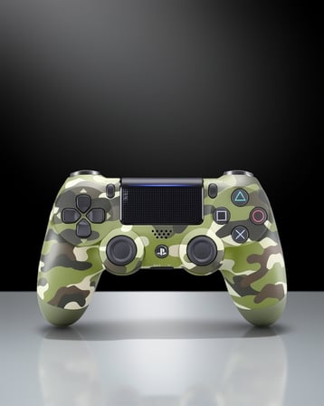 PS4 Kablosuz Oyun Kolu Kamuflaj Desenli
