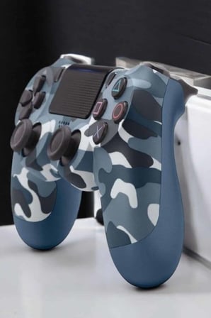 PS4 Kablosuz Oyun Kolu Kamuflaj Desenli