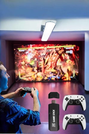 Çift Joystickli Retro Oyun Kolu 3D Game X8 Pro