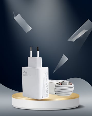 67 Watt Hızlı Şarj Adaptörü Type-C Kablolu
