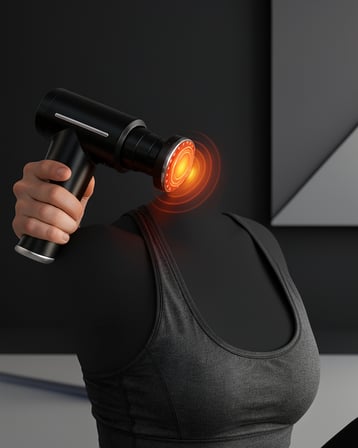 Sıcak-Soğuk Terapili Profesyonel Masaj Tabancası 3200 RPM