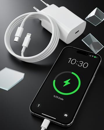 20W PD Hızlı Şarj Seti iPhone 14 13 12 11 8 Plus 7 Uyumlu