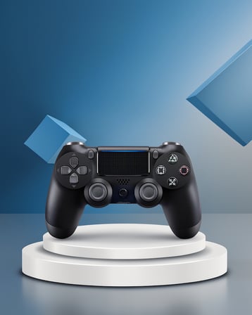 Kablosuz PS4 Oyun Kolu Çift Motor Titreşimli 10m Bağlantı Menzilli