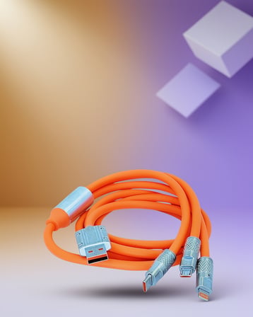 USB Type-C 120W Hızlı Şarj Kablosu 180 Derece Dönen Kablo