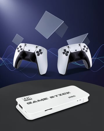 3D 4K HD Game Stick 4K Ultra HD Oyun Konsolu Çift Kollu