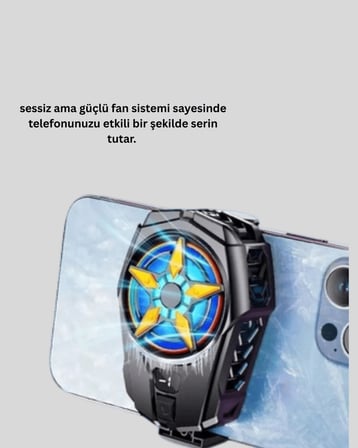 Yarı İletken Soğutma Dijital Ekranlı Telefon Fanı 65-85 mm