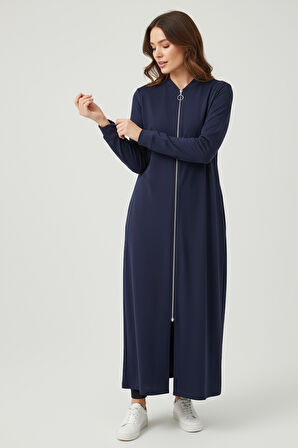 KADIN ÖNÜ FERMUARLI KOLU MANŞETLİ GİZLİ CEPLİ MEVSİMLİK KAP