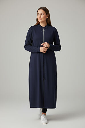 KADIN ÖNÜ FERMUARLI KOLU MANŞETLİ GİZLİ CEPLİ MEVSİMLİK KAP