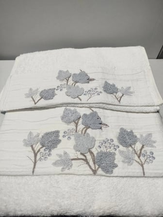 Ilgın Süzene Bambu Bürümcük Analı Kızlı Havlu Seti (1 Adet 30x50 cm ve 1 Adet 50x90 cm ) %70 Bambu %30 Pamuk