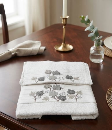 Ilgın Süzene Bambu Bürümcük Analı Kızlı Havlu Seti (1 Adet 30x50 cm ve 1 Adet 50x90 cm ) %70 Bambu %30 Pamuk