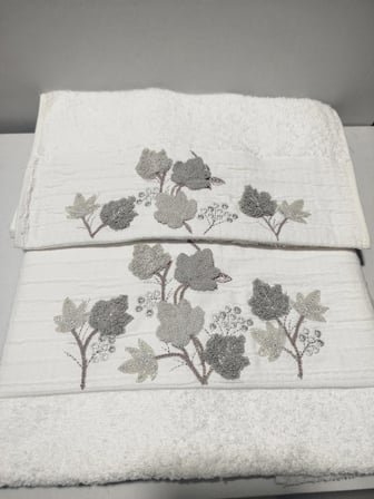 Ilgın Süzene Bambu Bürümcük Analı Kızlı Havlu Seti (1 Adet 30x50 cm ve 1 Adet 50x90 cm ) %70 Bambu %30 Pamuk