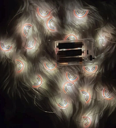 Led Işıklı Gökkuşağı Dekoratif İp
