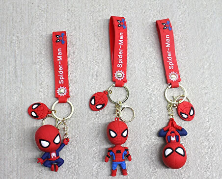 Spiderman Silikon Anahtarlık