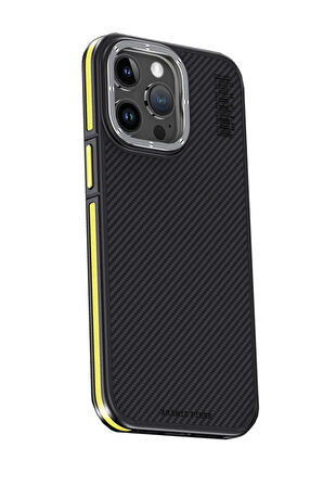 15 Kılıf Aramid 600D Kevlar Karbon Fiber Kapak - Sarı