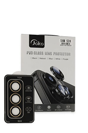 S24 Pvd Metal Kamera Lens - Gold