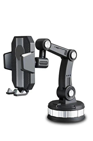 Vlike V13 Vantuzlu 360 Derece Ayarlanabilir Araç Tutucu - Siyah