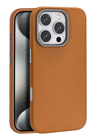 16 Wonder Deri Kapak - Kahverengi