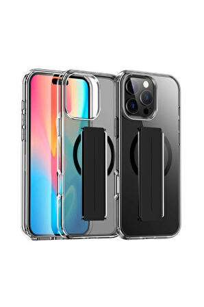 16 Kılıf Alfa Standlı Kapak - Siyah