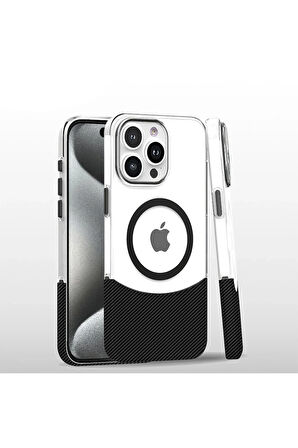 16 Carbon Puzzle Kapak - Siyah