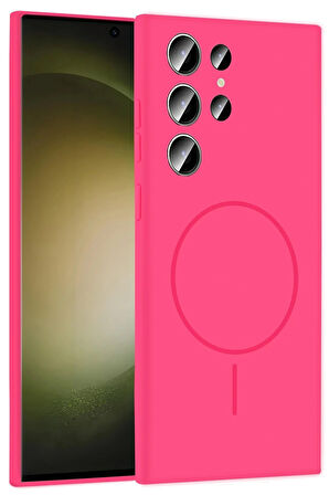 S23 Kılıf Jully Kapak - Fuşya