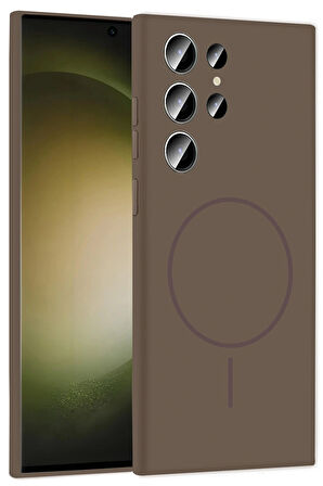 S24 Kılıf Jully Kapak - Kahverengi