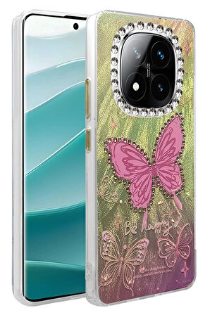 Redmi Note 14 5G Kılıf Blade Aynalı Desenli Kapak - Desen 5