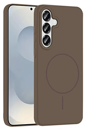 S25 Kılıf Jully Kapak - Kahverengi