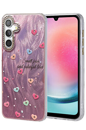 A24 4G Kılıf Blade Aynalı Desenli Kapak - Desen 8