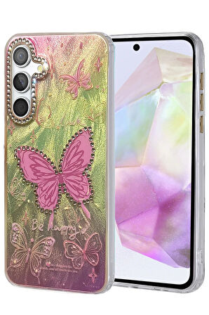 A35 5G Kılıf Blade Aynalı Desenli Kapak - Desen 5