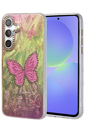 A36 Kılıf Blade Aynalı Desenli Kapak - Desen 5