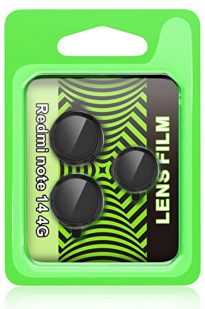 Redmi Note 14 4G Raze Metal Kamera Lens - Siyah