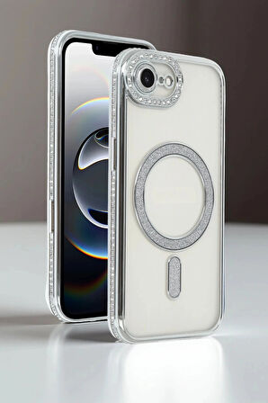 16E Joke Simli Magneticsafe Kılıf - Derin Mor