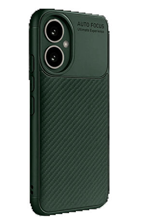 400 Kılıf Auto Focus Karbon Kapak - Koyu Yeşil