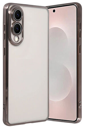 S25 Edge Lensli Silikon - Titan Gri