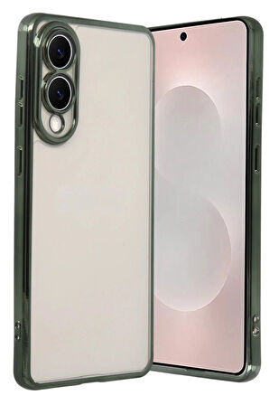 S25 Edge Lensli Silikon - Yeşil