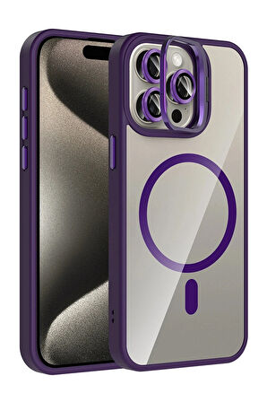 15 Remim Lensli Standlı Kapak - Derin Mor