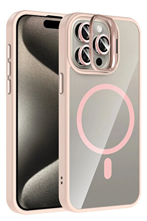 15 Remim Lensli Standlı Kapak - Pembe