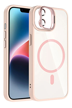 11 Remim Lensli Standlı Kapak - Pembe