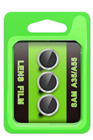 A35 5G Raze Metal Kamera Lens - Gümüş