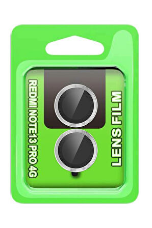 Redmi Note 13 4G Raze Metal Kamera Lens - Gümüş