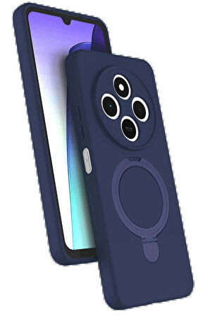 Redmi 14C Regal Standlı Kapak - Lacivert