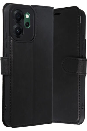 Reno 14F S Kapaklı Kılıf - Siyah