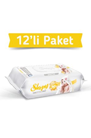 SLEEPY Sensitive Islak Havlu Mendil 90'lı 12 Adet 1080 Yaprak