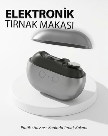 Şarjlı Elektrikli M7 Tırnak Makası Otomatik Tırnak Kesici ve Törpü