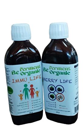 BERRY LIFE Mor Öz Karışımı 220gr+ IMMU LIFE Zerdeçal ve Zencefilli Öz Karışımı 220gr