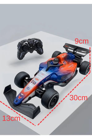 2.4 Ghz 30 Cm 20 Km Hızlı Şarjlı Işıklı Motor Sesli Full Fonksiyon Uzaktan Kumandalı F1 Formüla Yarış Arabası