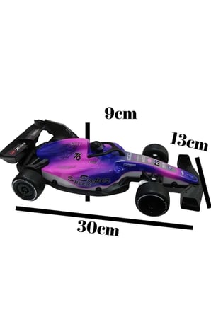 2.4 Ghz 30 Cm 20 Km Hızlı Şarjlı Işıklı Motor Sesli Full Fonksiyon Uzaktan Kumandalı F1 Formüla Yarış Arabası