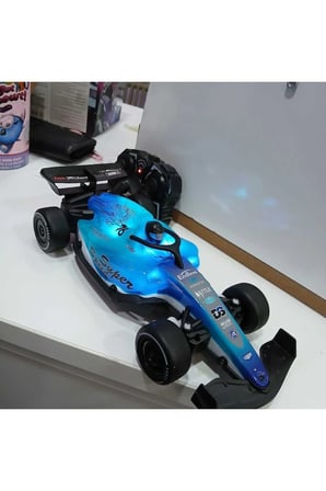2.4 Ghz 30 Cm 20 Km Hızlı Şarjlı Işıklı Motor Sesli Full Fonksiyon Uzaktan Kumandalı F1 Formüla Yarış Arabası